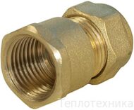 Соединение прямое обжим-ВР 15 х 3/4"